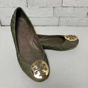 Tory Burch Women's Green Ballet-shoes
Size 9M
